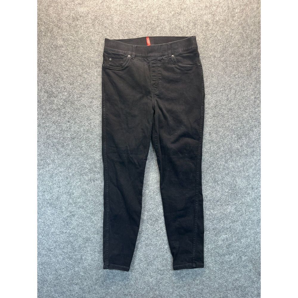 Spanx Women's Jegging Jeans Size L‎ Black High Rise Stretch